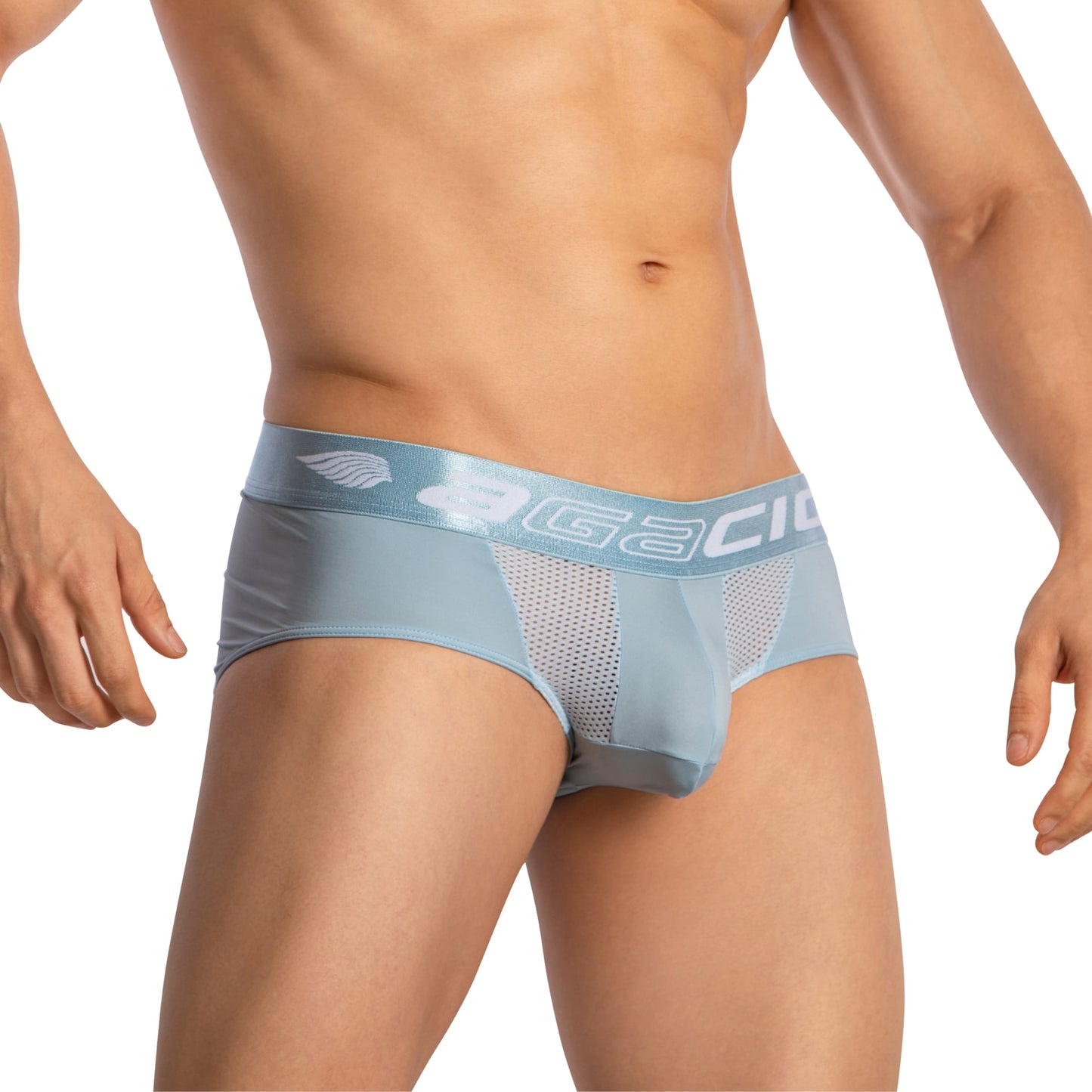 Agacio Sheer Boxer Briefs with Pouch AGJ041 Seductive Men's Undergarment