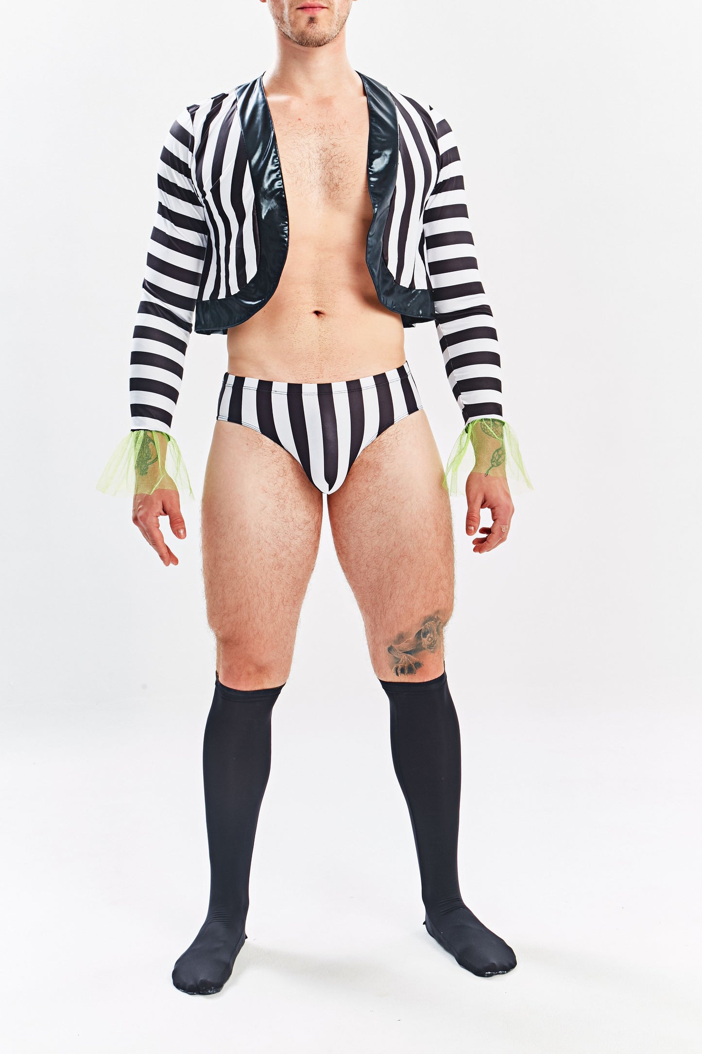 Miami Jock Beetlejuice Men's Sexy Halloween Costume and Suite MJT009