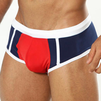 Cover Male CM0706  Red Navy Swim Boxer