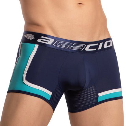 Agacio AGG080 Multi Color Bulge Boxer Trunk